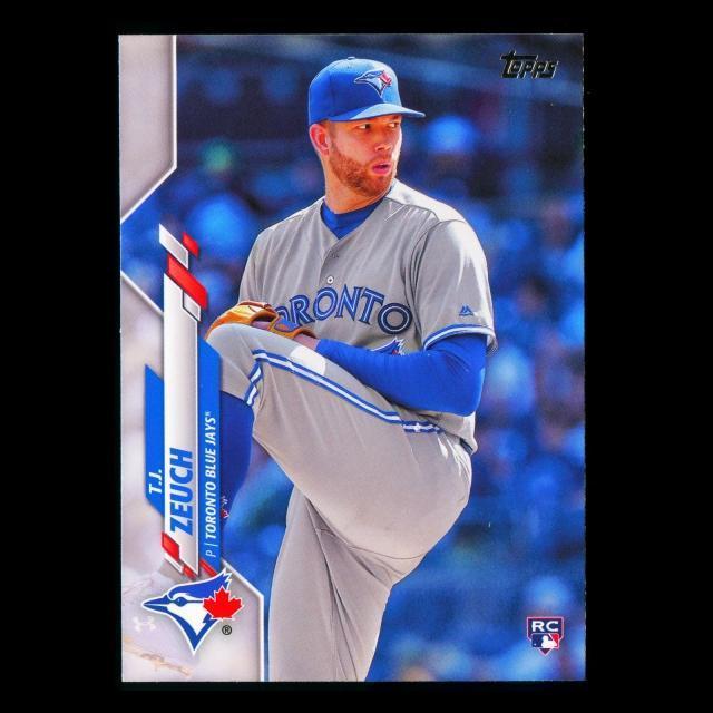 T.J. Zeuch RC 2020 Topps Rookie Blue Jays