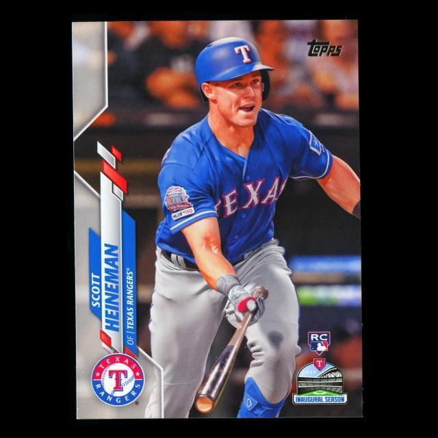 Scott Heineman RC 2020 Topps Rookie Inaugural Season Rangers