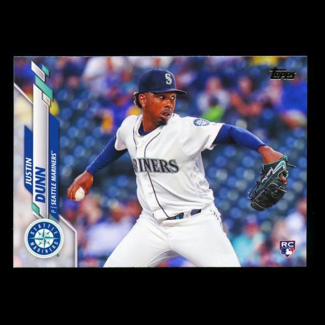 Justin Dunn RC 2020 Topps Rookie Mariners