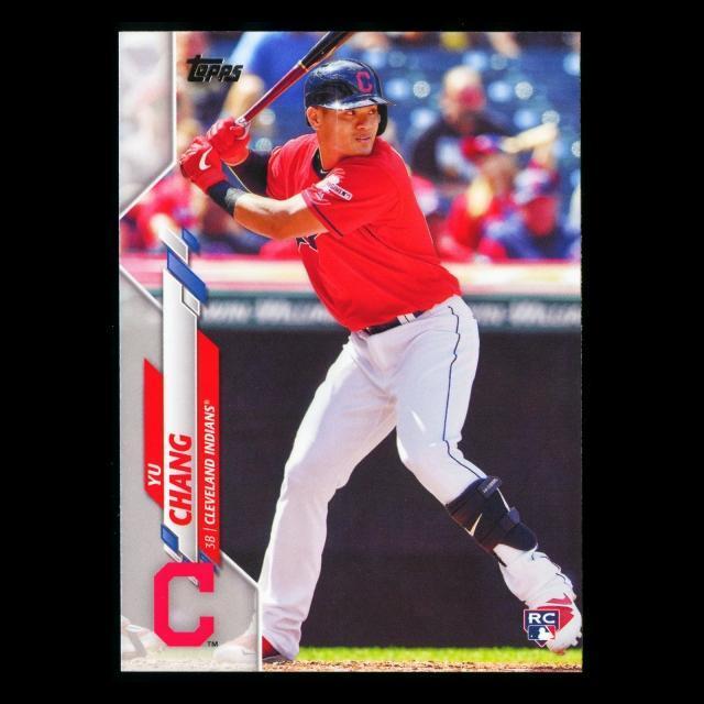 Yu Chang RC 2020 Topps Rookie Indians