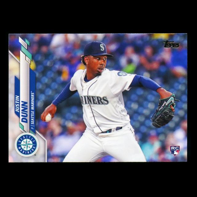 Justin Dunn RC 2020 Topps Rookie Mariners