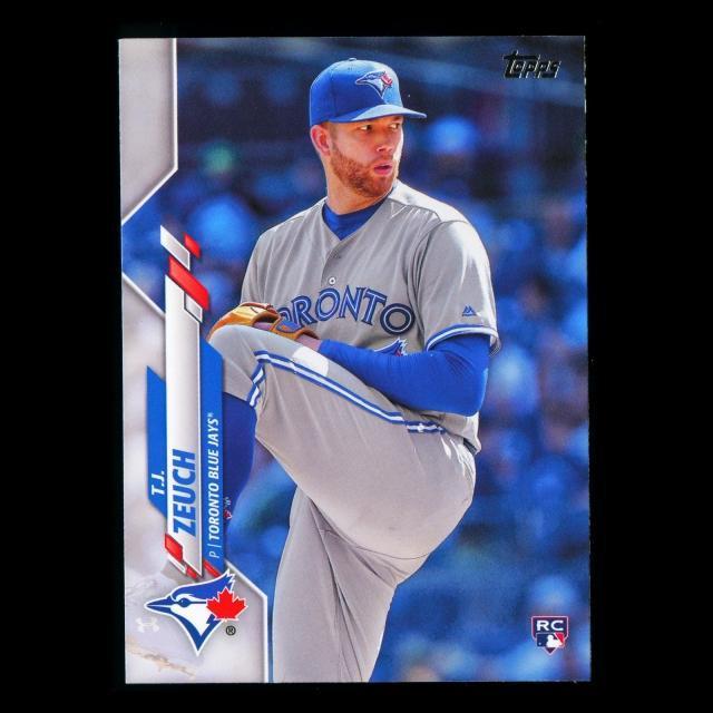 T.J. Zeuch RC 2020 Topps Rookie Blue Jays
