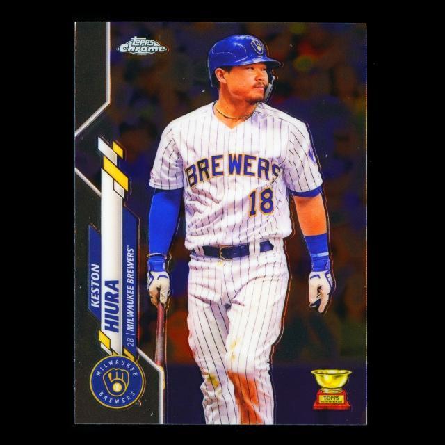 Keston Hiura 2020 Topps Chrome All-Star Rookie Brewers