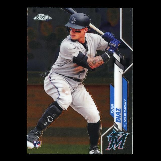Isan Diaz RC 2020 Topps Chrome Rookie Marlins