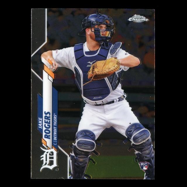 Jake Rogers RC 2020 Topps Chrome Rookie Tigers