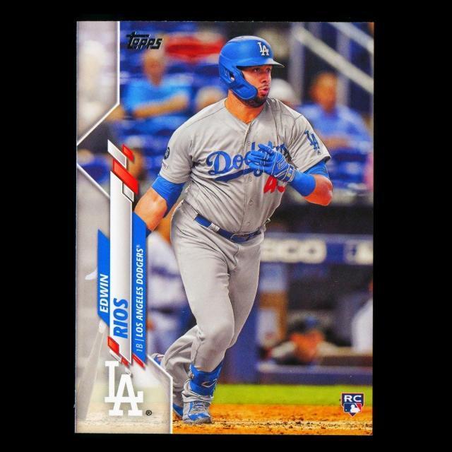 Edwin Rios RC 2020 Topps Rookie Dodgers