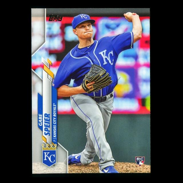 Gabe Speier RC 2020 Topps Rookie Royals