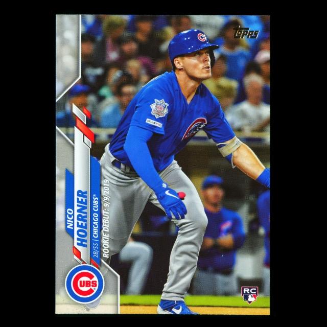 Nico Hoerner RC 2020 Topps Rookie Cubs