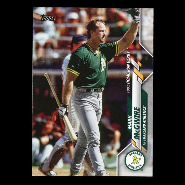 Mark McGwire 2020 Topps Home Run Derby Athletics
