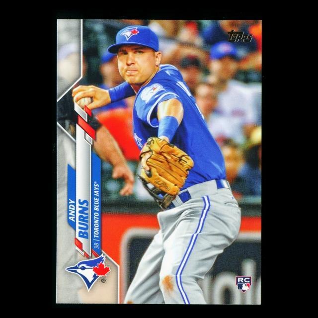 Andy Burns RC 2020 Topps Rookie Blue Jays