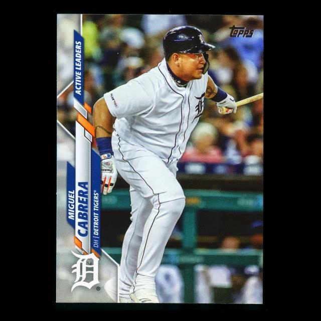 Miguel Cabrera 2020 Topps Active Leaders Tigers