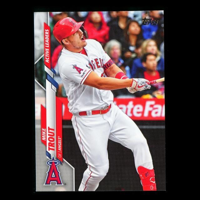 Mike Trout 2020 Topps Active Leaders Angels