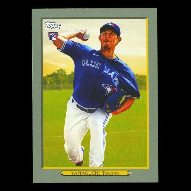 Shun Yamaguchi RC 2020 Topps Turkey Red Rookie Blue Jays