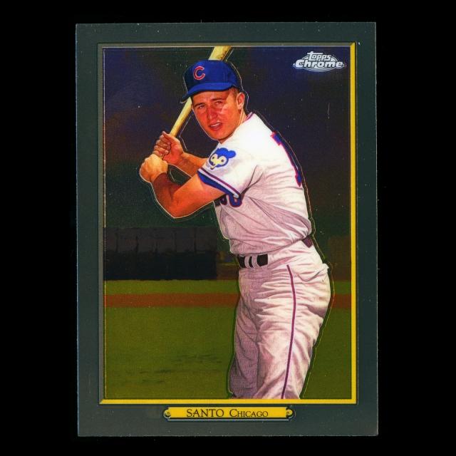 Ron Santo 2020 Topps Chrome Turkey Red Chrome Cubs