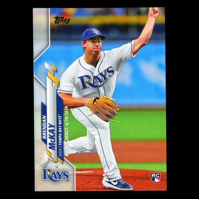 Brendan McKay RC 2020 Topps Rookie Rays