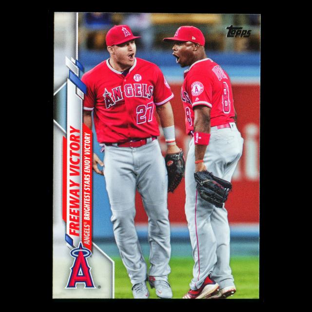 Mike Trout | Justin Upton 2020 Topps Veteran Combos Angels