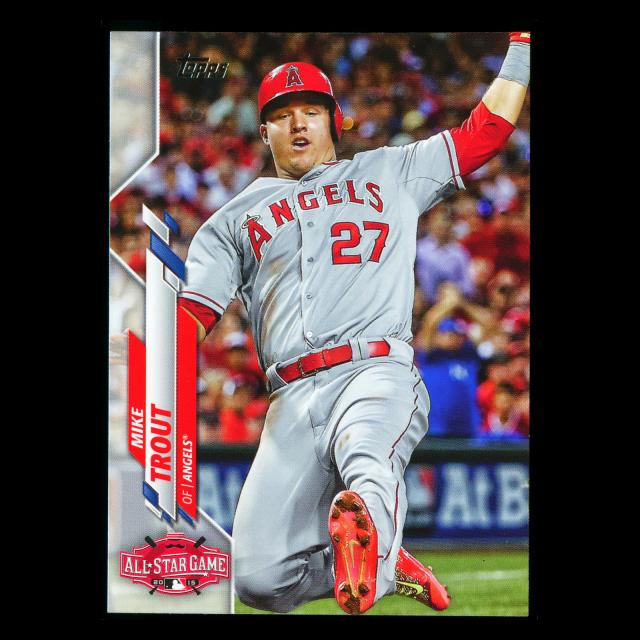 Mike Trout 2020 Topps All-Star Game Angels