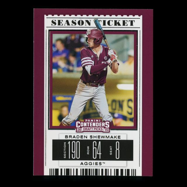 Braden Shwmake 2019 Contenders Draft Picks Season Ticket Aggies