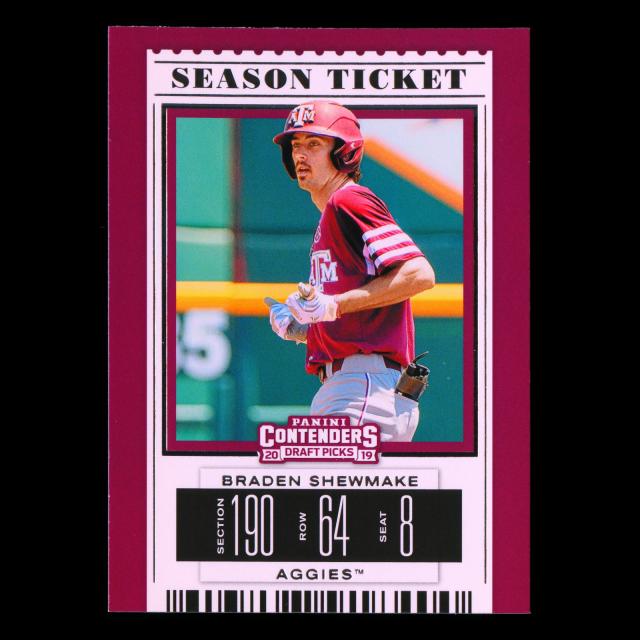 Braden Shwmake 2019 Contenders Draft Picks Season Ticket Aggies