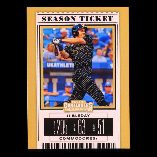 JJ Bleday 2019 Contenders Draft Picks Season Ticket Commodores