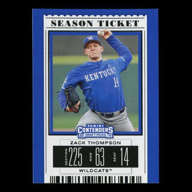 Zack Thompson 2019 Contenders Draft Picks Season Ticket Wildcats