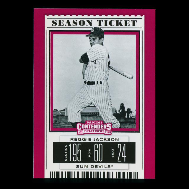 Reggie Jackson 2019 Contenders Draft Picks Season Ticket Sun Devils