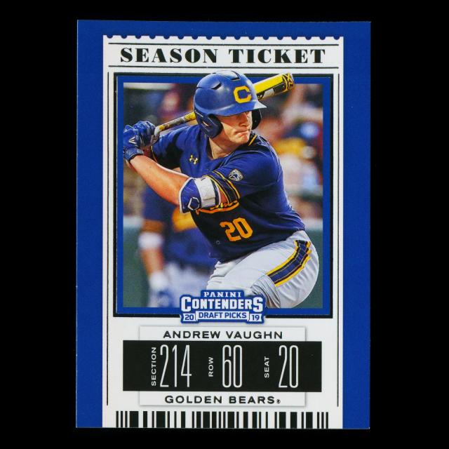 Andrew Vaughn 2019 Contenders Draft Picks Season Ticket Golden Bears