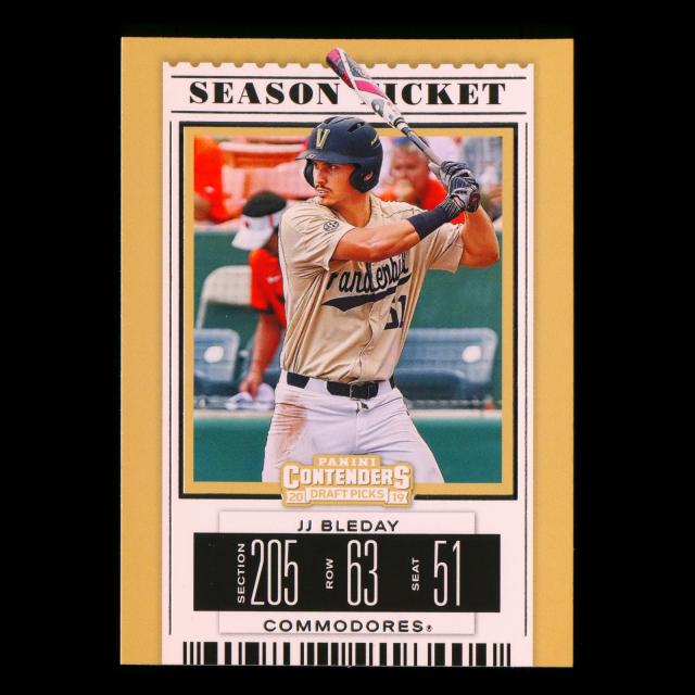 JJ Bleday 2019 Contenders Draft Picks Season Ticket Commodores