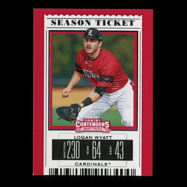 Logan Wyatt 2019 Contenders Draft Picks Season Ticket Cardinals