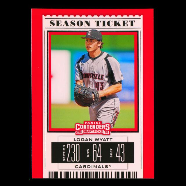 Logan Wyatt 2019 Contenders Draft Picks Season Ticket Cardinals