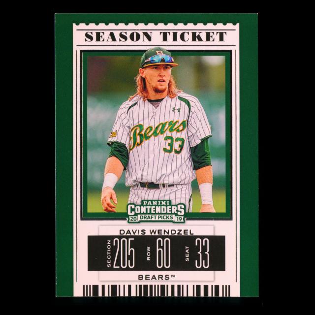 Davis Wendzel 2019 Contenders Draft Picks Season Ticket Bears