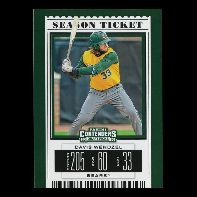 Davis Wendzel 2019 Contenders Draft Picks Season Ticket Bears