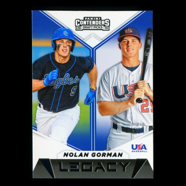 Nolan Gorman 2019 Contenders Draft Picks Legacy Eagles | USA Baseball