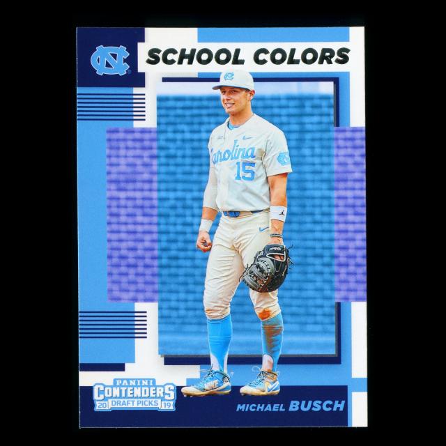 Michael Busch 2019 Contenders Draft Picks School Colors Tar Heels
