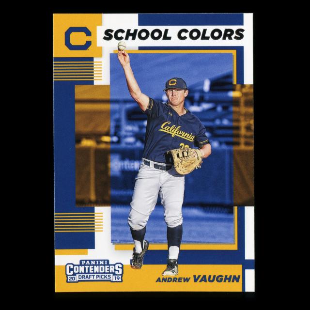 Andrew Vaughn 2019 Contenders Draft Picks School Colors Golden Bears