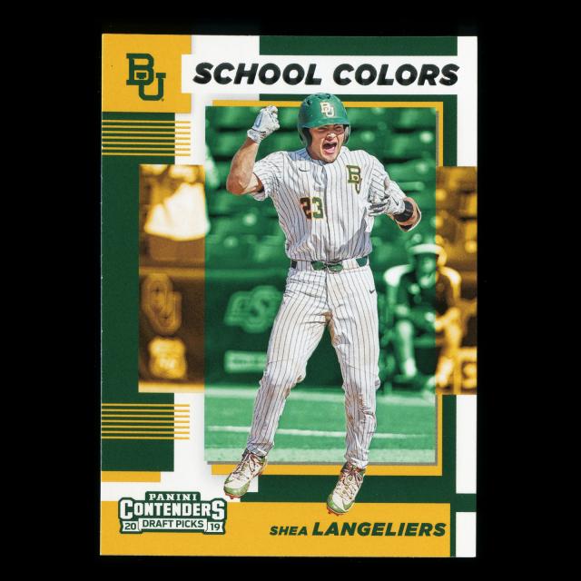 Shea Langeliers 2019 Contenders Draft Picks School Colors Bears