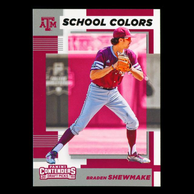 Braden Shewmake 2019 Contenders Draft Picks School Colors Aggies
