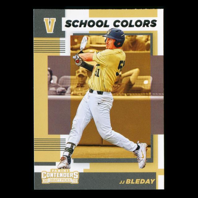 JJ Bleday 2019 Contenders Draft Picks School Colors Commodores