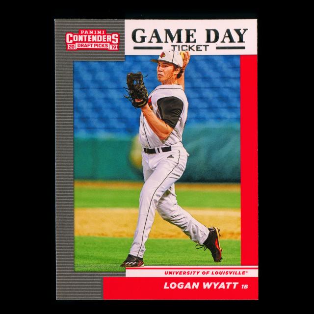 Logan Wyatt 2019 Contenders Draft Picks Game Day Ticket Cardinals