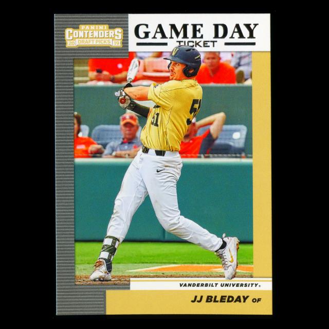 JJ Bleday 2019 Contenders Draft Picks Game Day Ticket Commodores