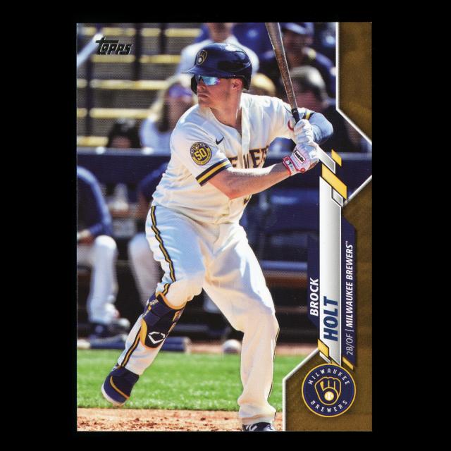 Brock Holt 2020 Topps Brown Brewers 641/2020
