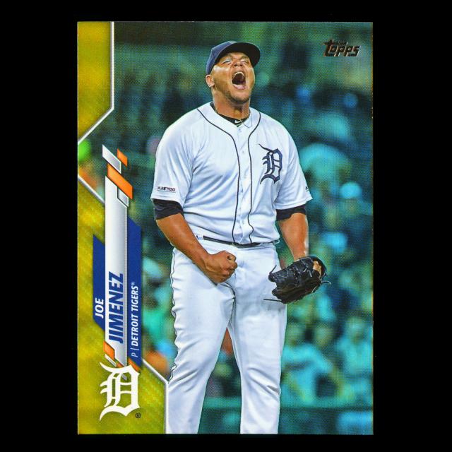 Joe Jimenez 2020 Topps Yellow Tigers