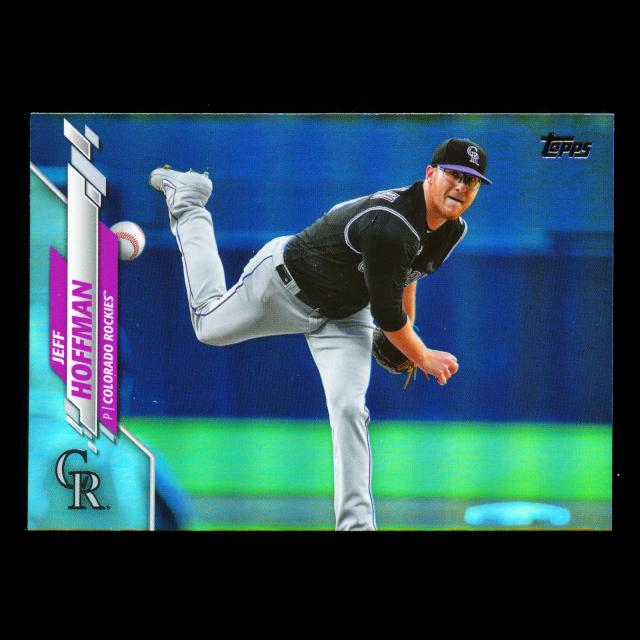 Jeff Hoffman 2020 Topps Rainbow Foil Rockies