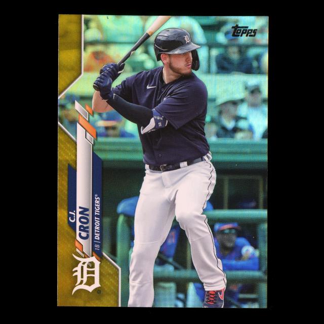 C.J. Cron 2020 Topps Yellow Tigers