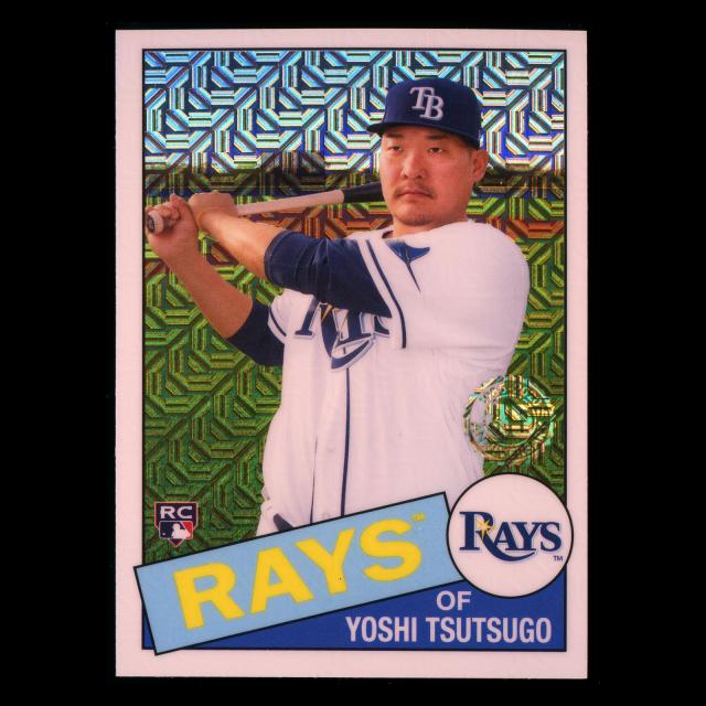 Yoshi Tsutsugo RC 2020 Topps 1985 Retro Silver Pack Chrome Rookie Rays