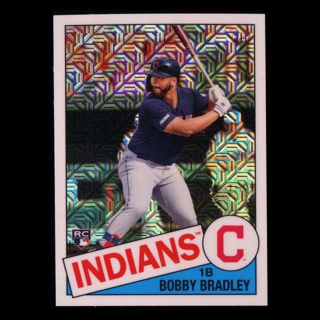 Bobby Bradley 2020 Topps 1985 Retro Silver Pack Chrome Indians