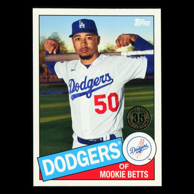 Mookie Betts 2020 Topps 1985 Retro Dodgers