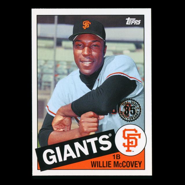 Willie McCovey 2020 Topps 1985 Retro Giants