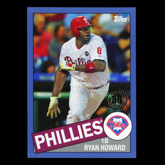 Ryan Howard 2020 Topps 1985 Retro Blue Phillies