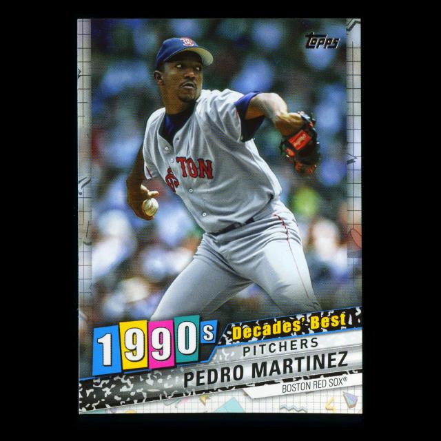 Pedro Martinez 2020 Topps Decades' Best Pitchers 1990s Red Sox